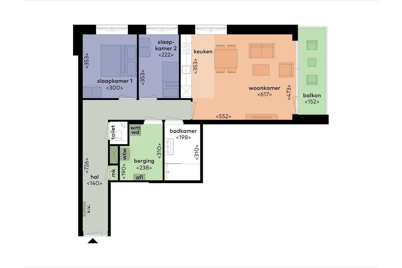 Nieuw 3-kamer appartement in Waldeck - Afbeelding 5