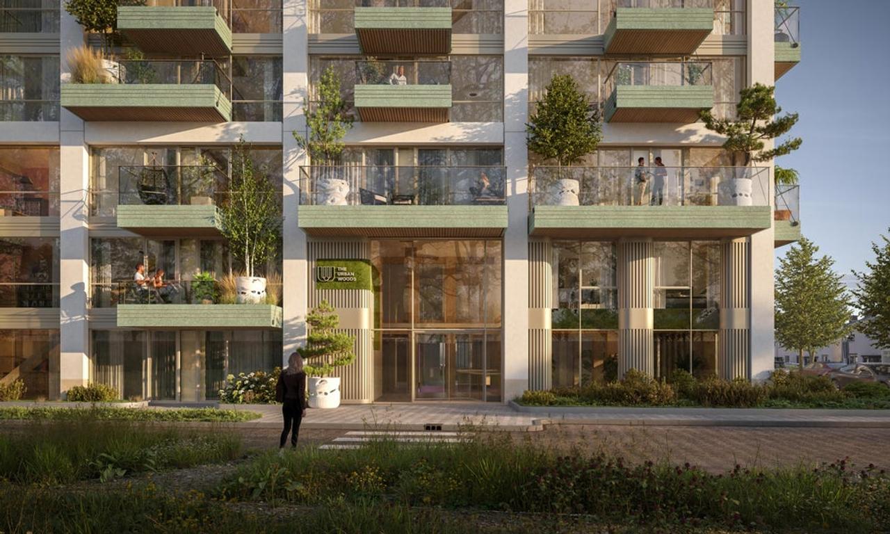 Nieuwbouw houten appartement met terras in Delft - Afbeelding 1