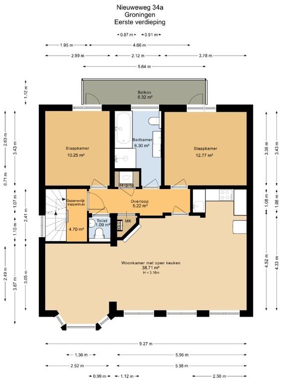 80m² apartment in Binnenstad-Oost - Image 10