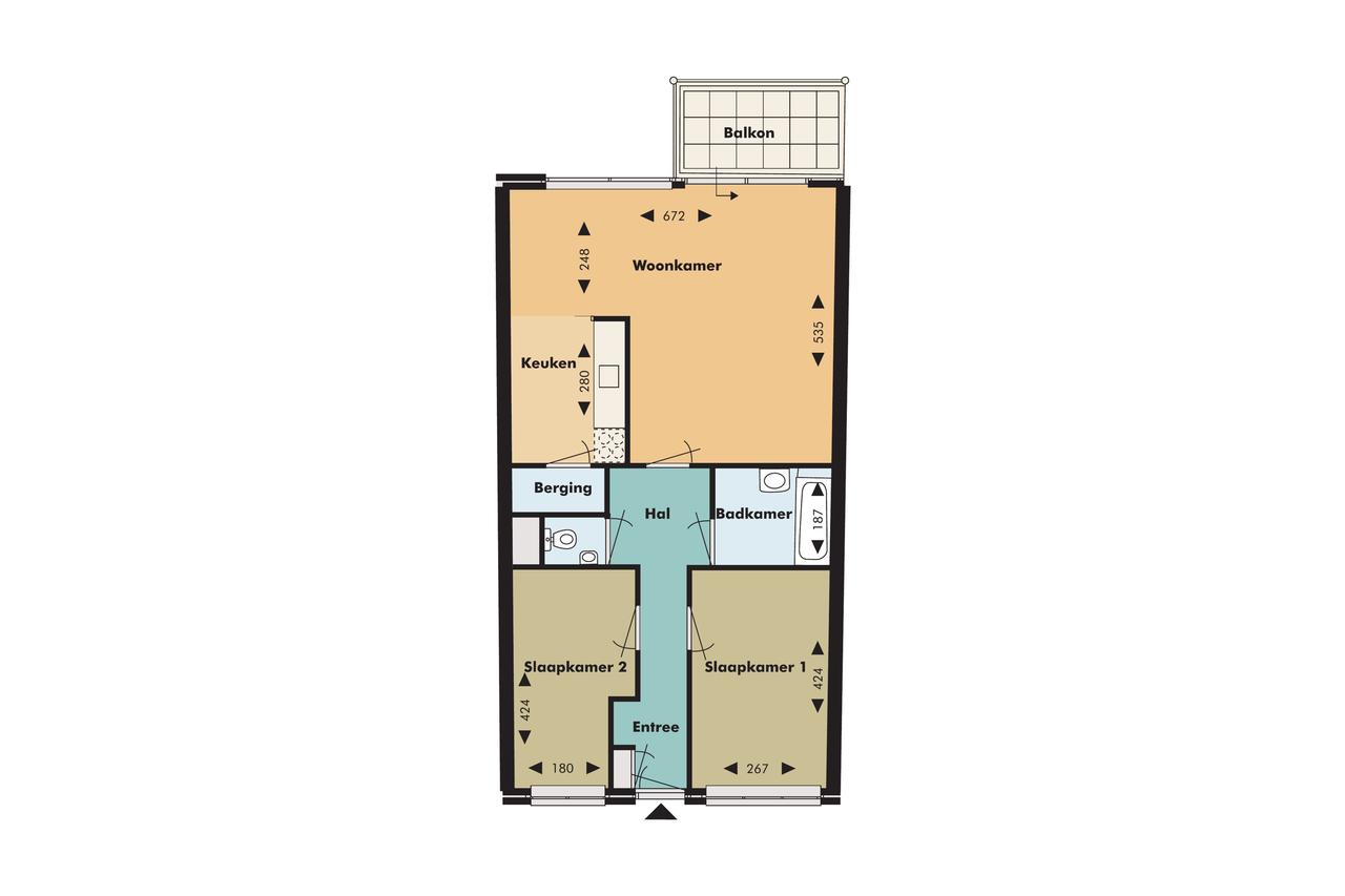 Energiezuinig 3-kamerappartement in Velserbroek - Afbeelding 5