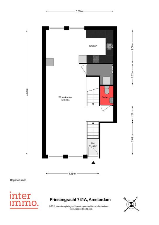 Double ground-floor apartment on Prinsengracht - Image 24