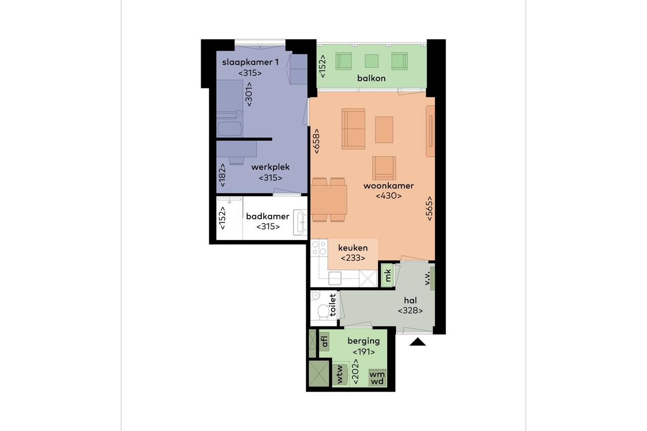 Nieuw appartement in Waldeck-Zuid - Afbeelding 11
