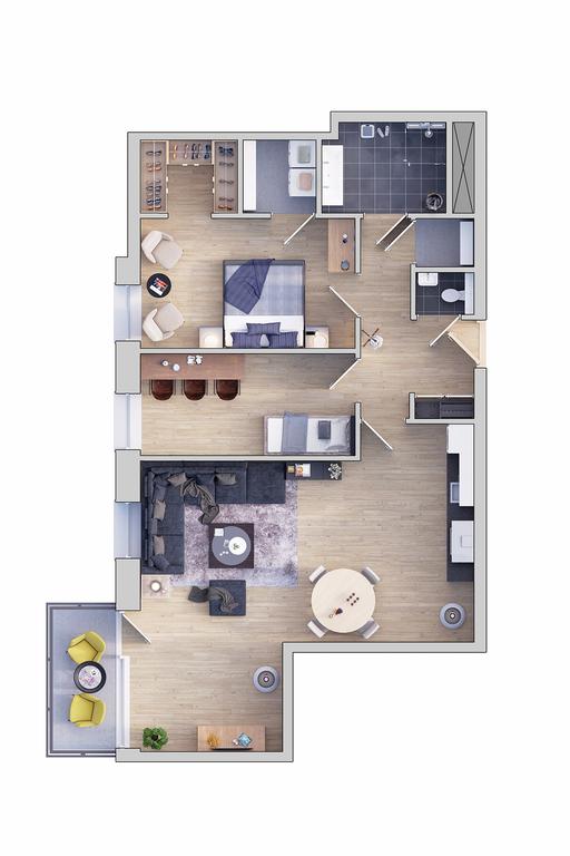 Licht 3-kamer appartement met balkon op IJburg - Afbeelding 6