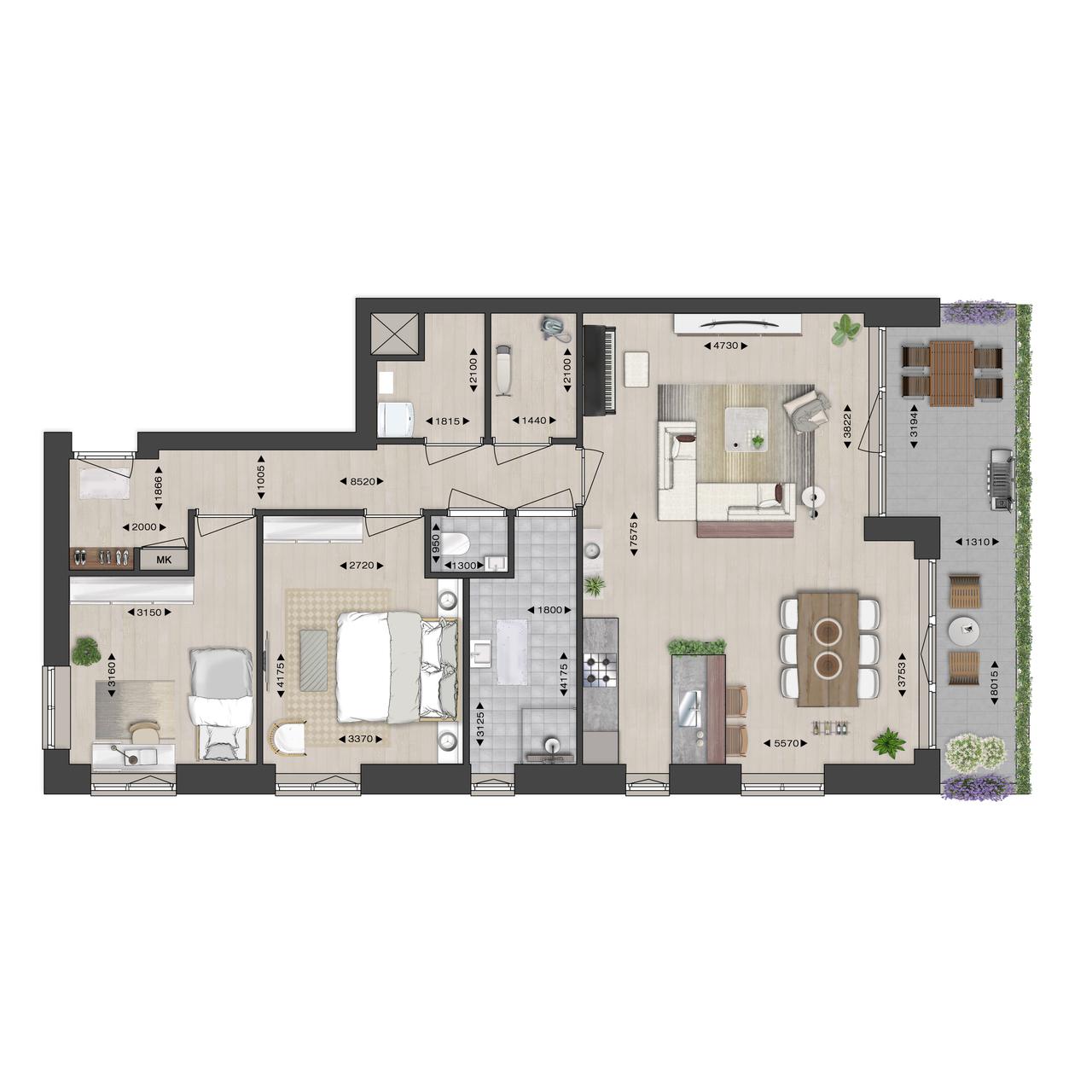Energiezuinig 3-kamerappartement op Strijp-S - Afbeelding 14