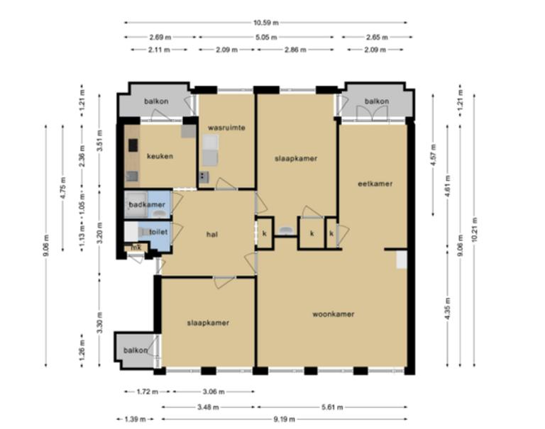 Unfurnished 101m² apartment in Brabantpark Breda - Image 23