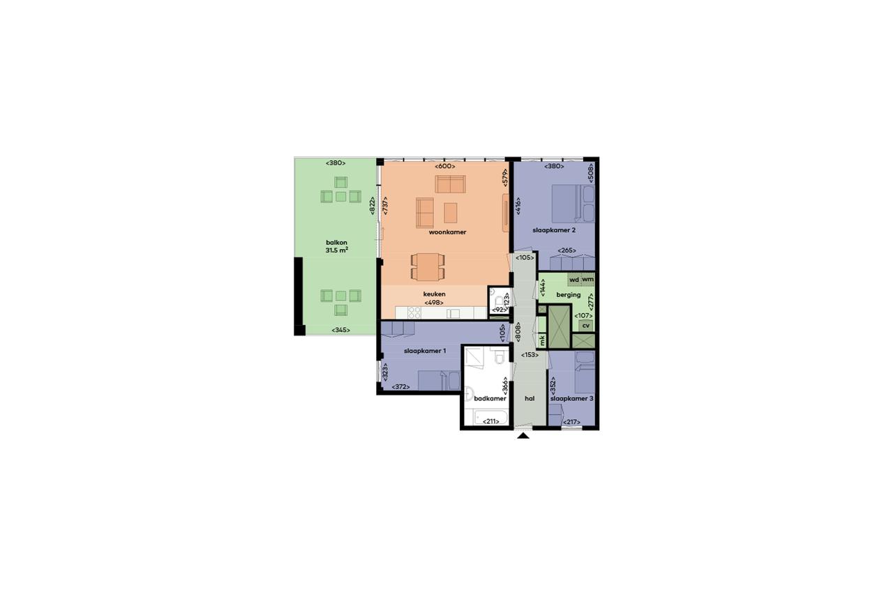 Licht appartement (111 m²) in Utrecht - Afbeelding 5