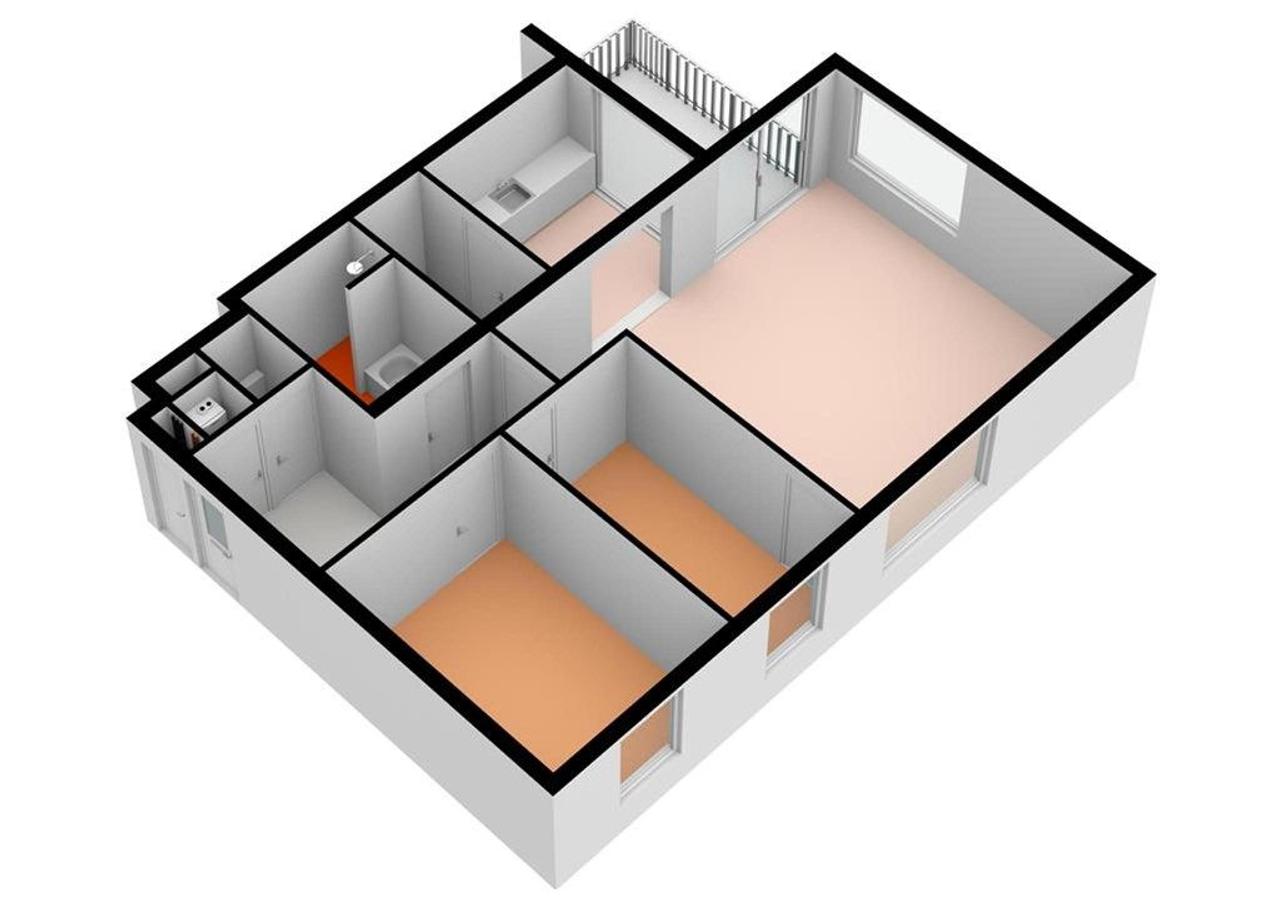 95 m² appartement met balkon in Diemen - Afbeelding 12