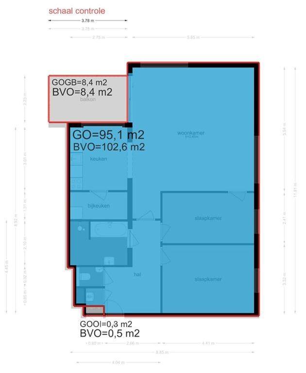 95 m² appartement met balkon in Diemen - Afbeelding 13