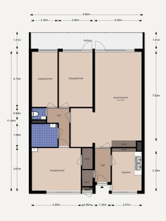 Three bedrooms in Amstelveen Bankras - Image 16
