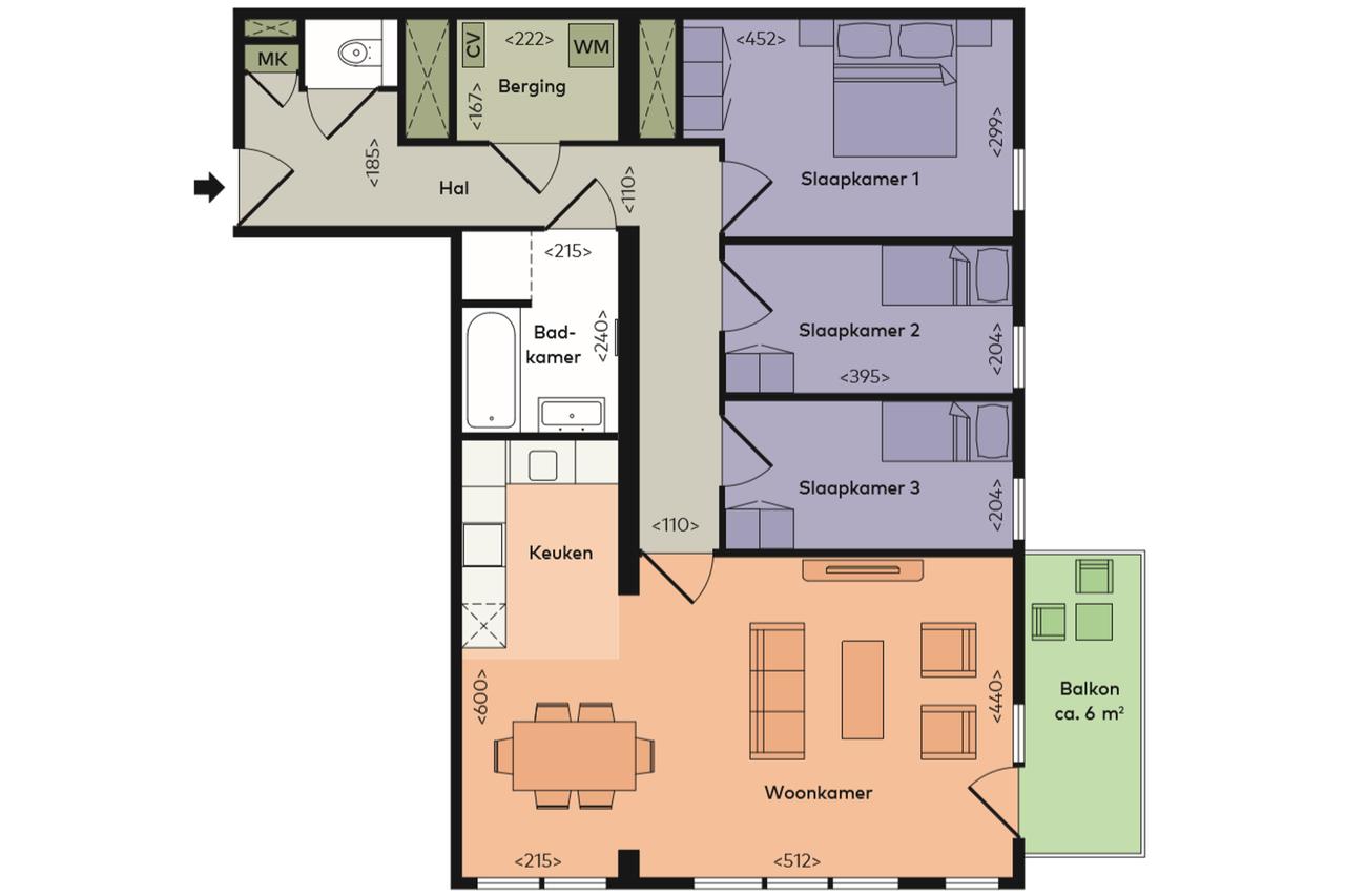 Apartment (93m²) in Cronestein - Image 4