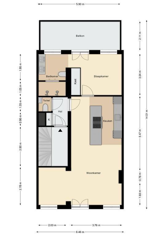 Appartement in Museumkwartier - Afbeelding 21