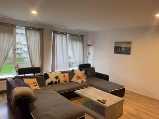 Furnished apartment with 2 balconies