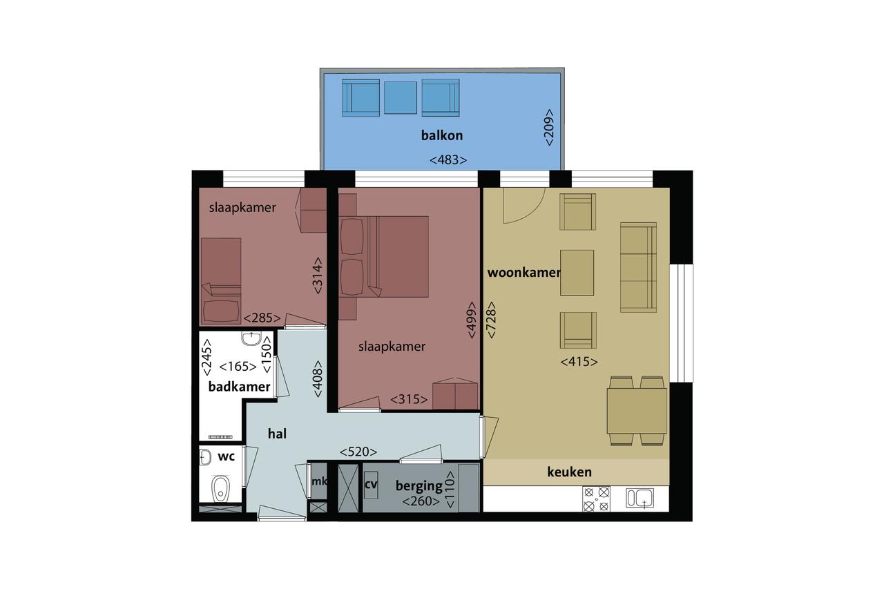 3-kamerappartement op de 8e met balkon - Afbeelding 17