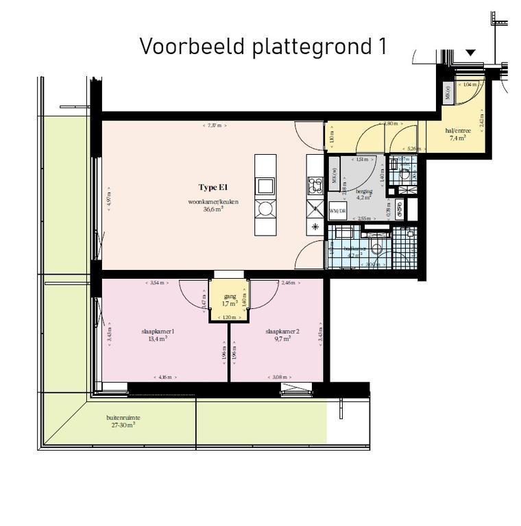 80 m² appartement met balkon in Utrecht - Afbeelding 4