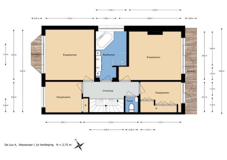 Semi-detached house with garden and garage - Image 21