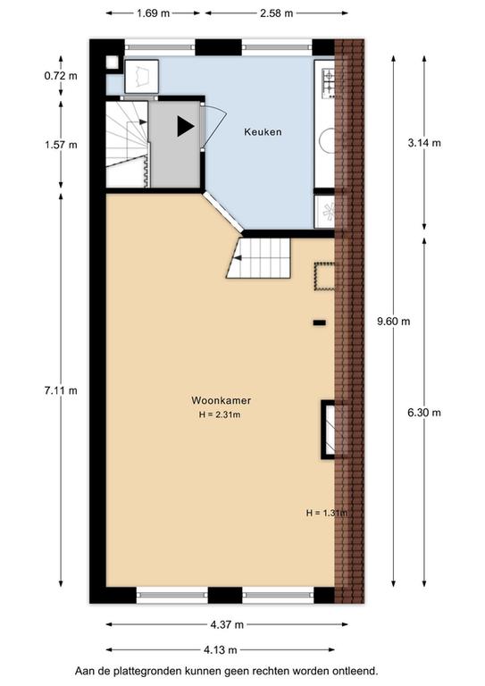 Appartement aan het water in Leiden - Afbeelding 19