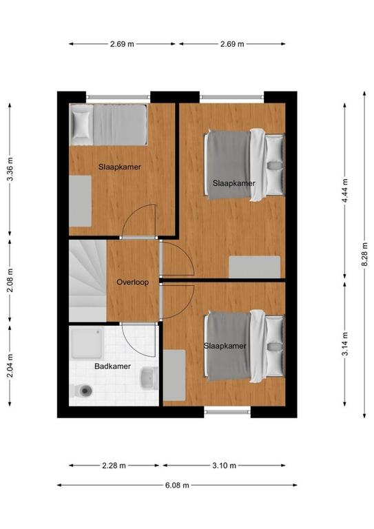 Vernieuwde tussenwoning met tuin op het zuiden in Heugem - Afbeelding 22