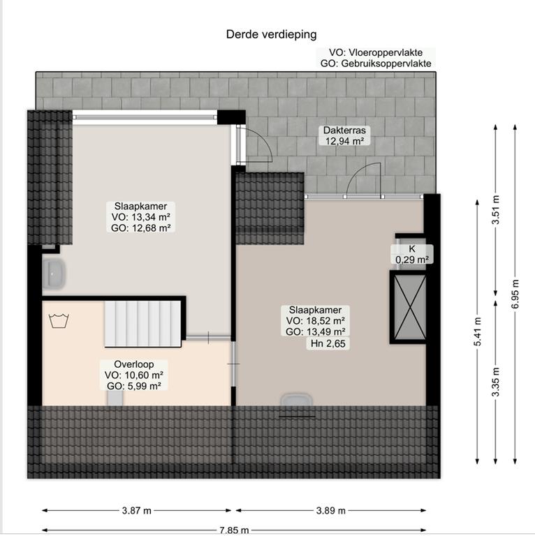 Kamer met balkon in de Indische buurt - Afbeelding 12