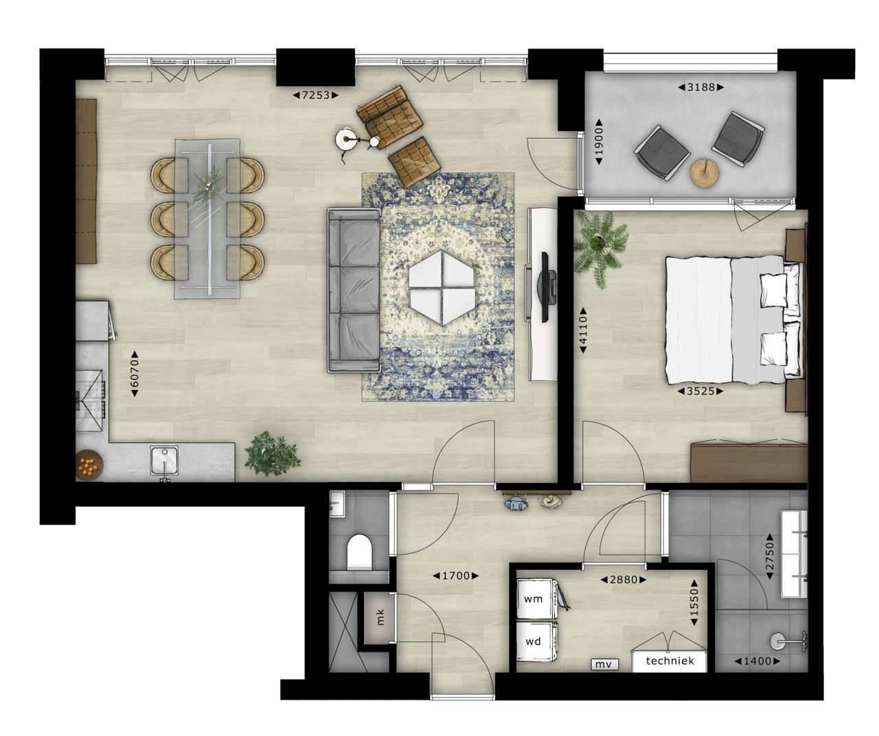 Energiezuinig appartement (79m²) op Strijp-S - Afbeelding 21