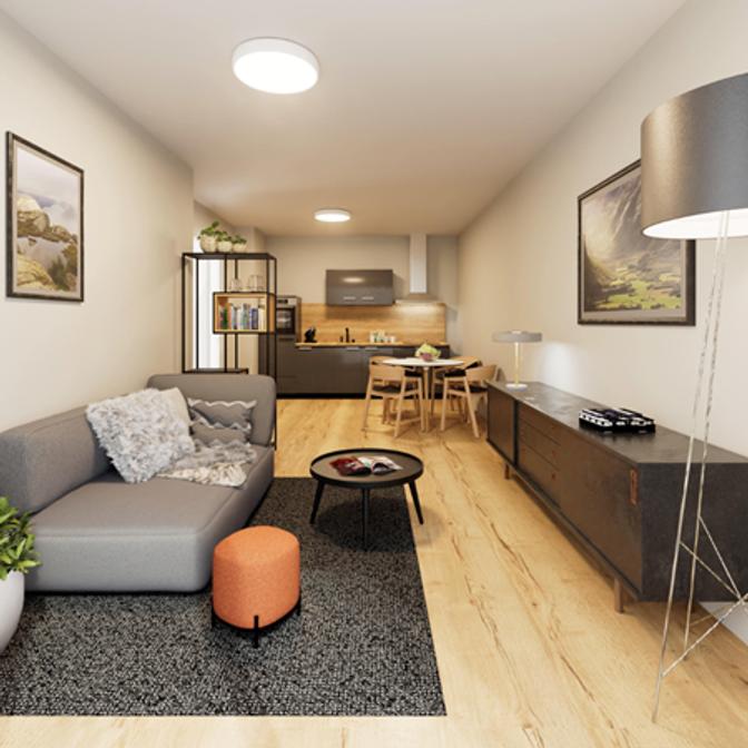 Gemeubileerd 2-kamerappartement - Afbeelding 2