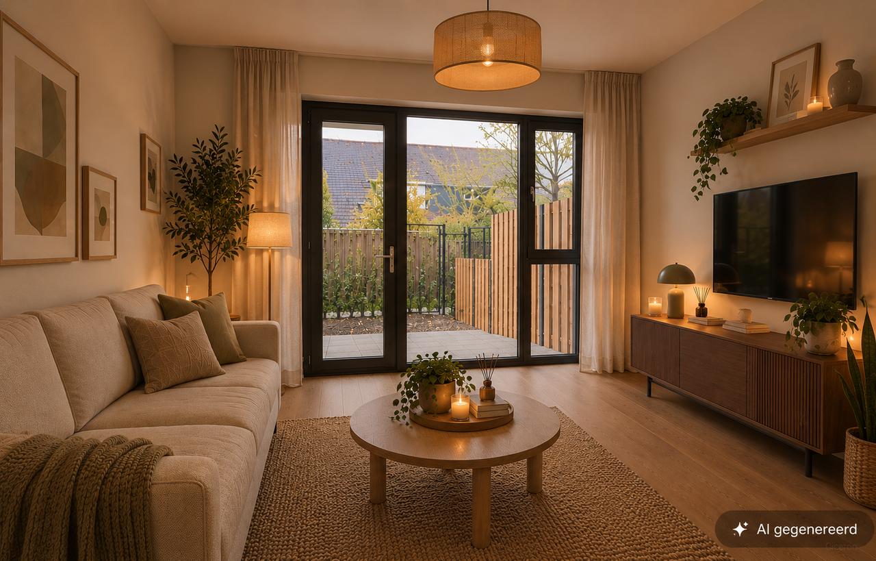 Privétuin bij 2-kamerappartement Zaandam - Afbeelding 4