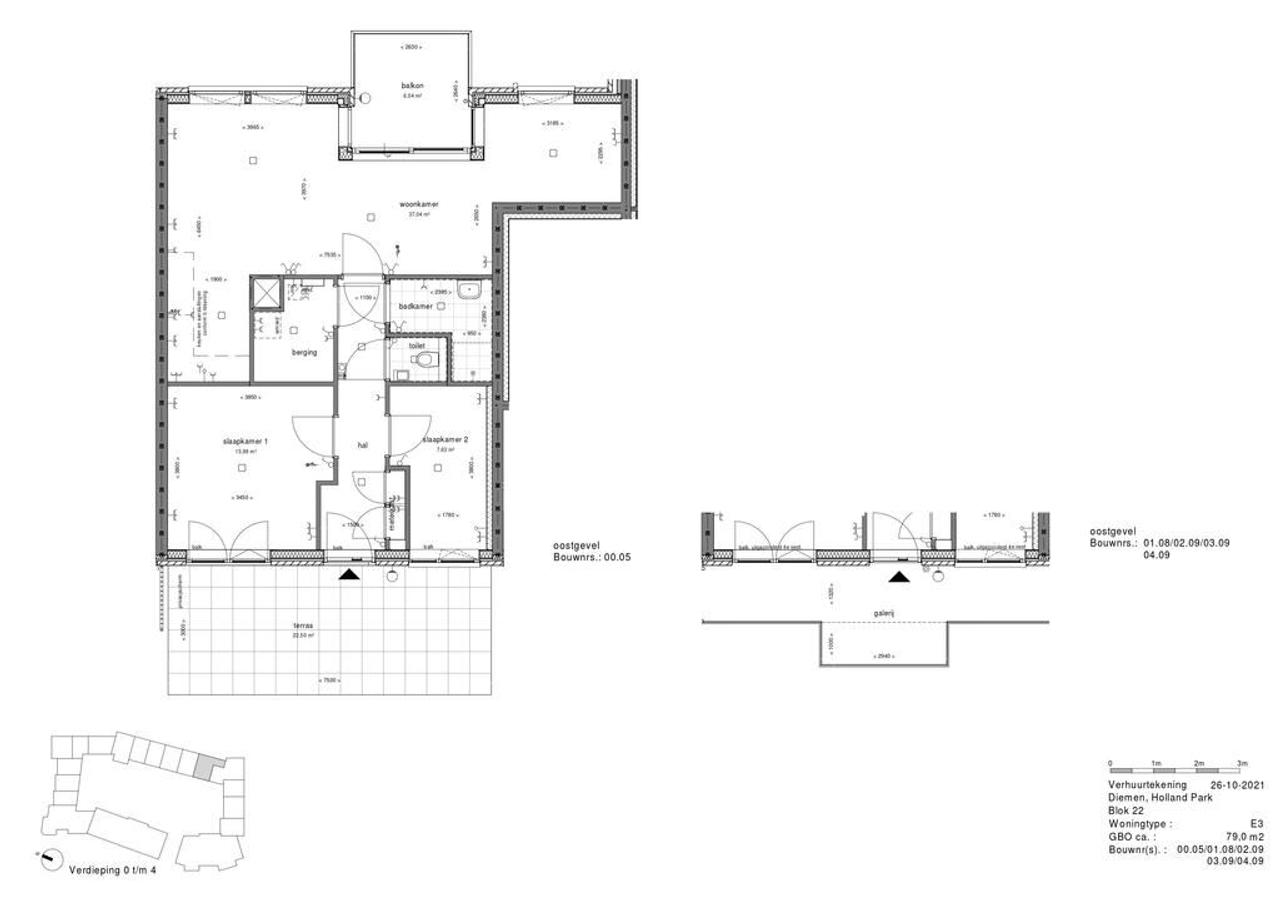 3-kamerappartement met balkon in Diemen - Afbeelding 9