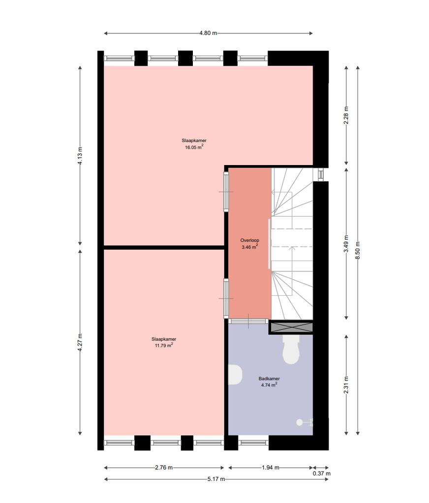 132 m² herenhuis met tuin in Empel - Afbeelding 20