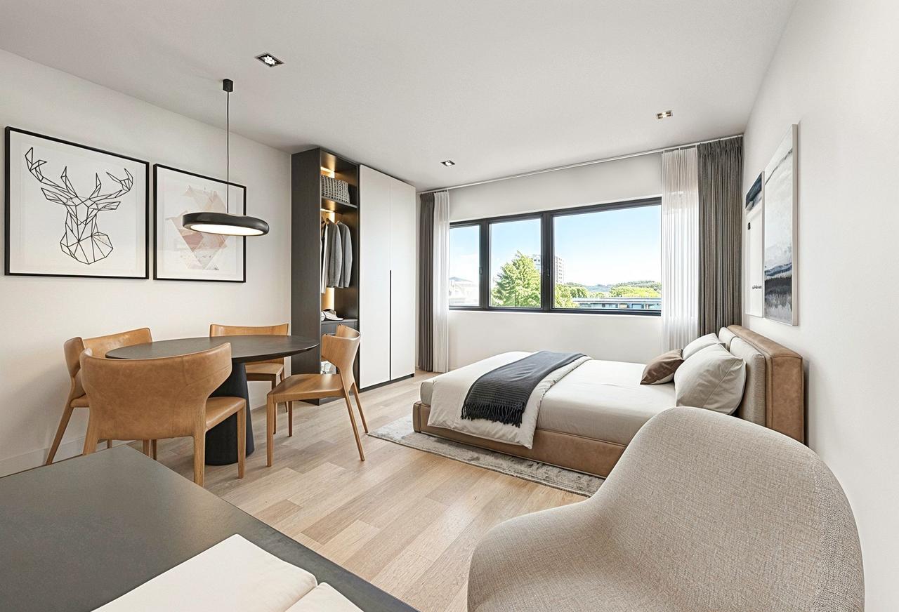 Studio van 33 m2 in Buitenveldert - Afbeelding 2