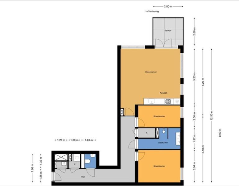 Furnished loft with balcony in Delft - Image 13