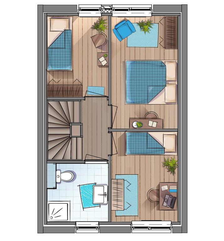 Huis met tuin en 3 slaapkamers - Afbeelding 9