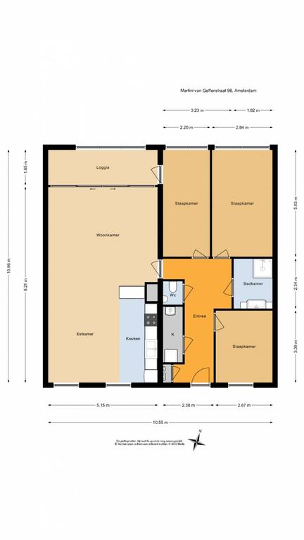 116m² appartement bij Osdorpplein - Afbeelding 19