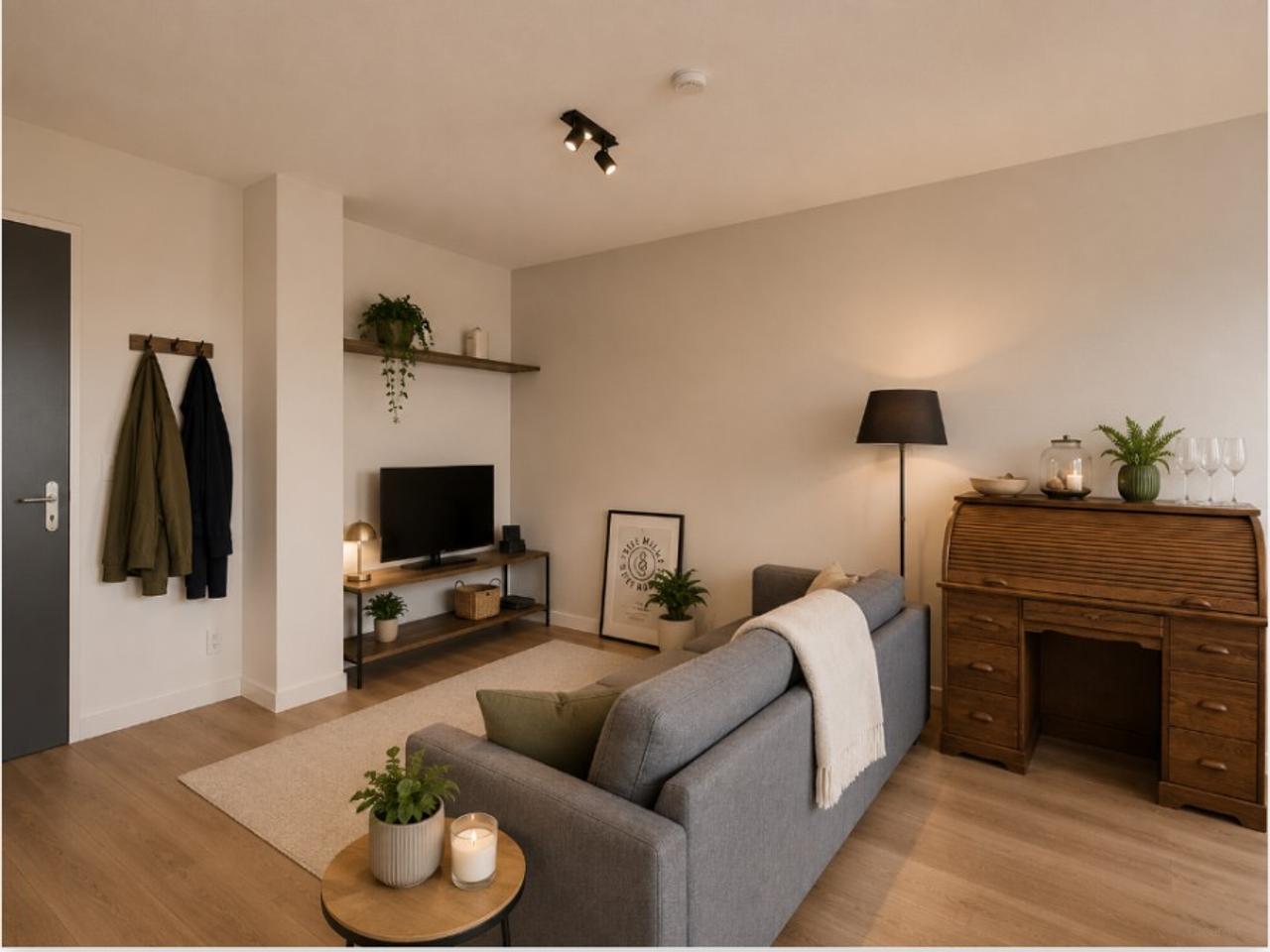Stadsappartement van 47m2 met dakterras - Afbeelding 3