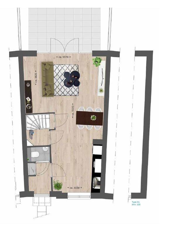 Modern herenhuis van 140m² in Suytkade - Afbeelding 10