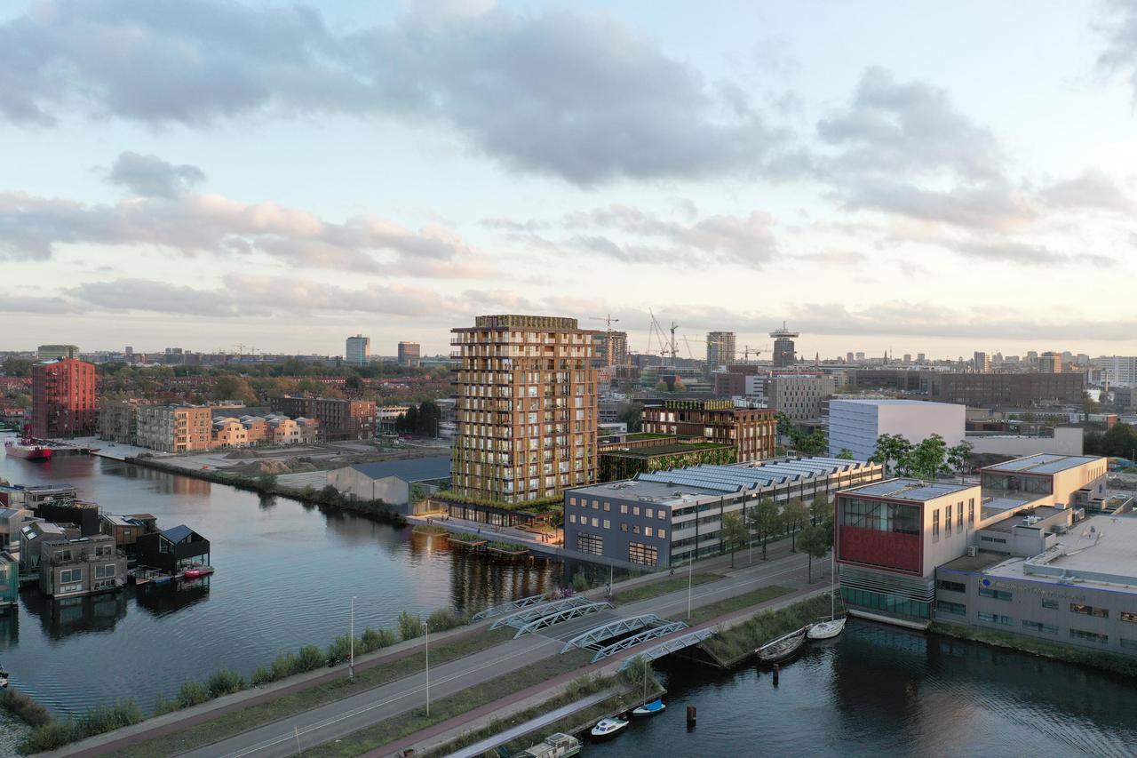 Uitzicht over het IJ vanaf de 11e verdieping - Afbeelding 23