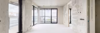 Panoramic living overlooking the IJ on the 11th floor