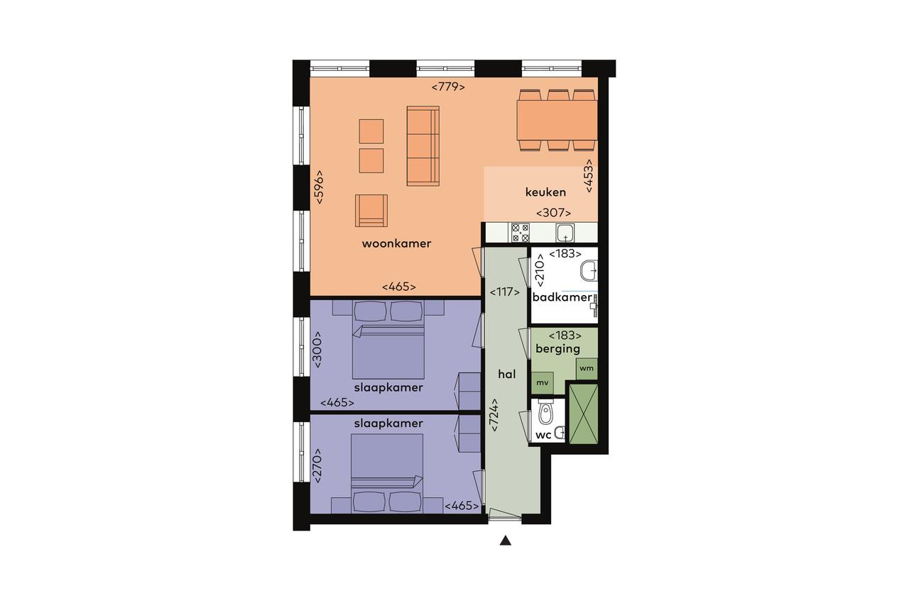88m² apartment with elevator in Osdorp - Image 3