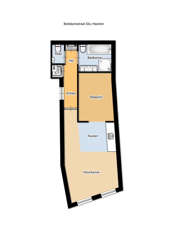 2-kamerappartement in hartje Haarlem - Afbeelding 9