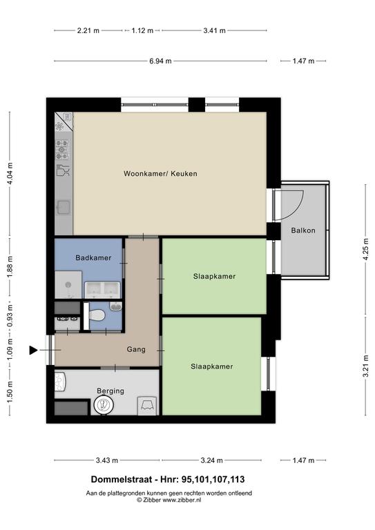 3-kamerappartement met balkon in Deventer - Afbeelding 9