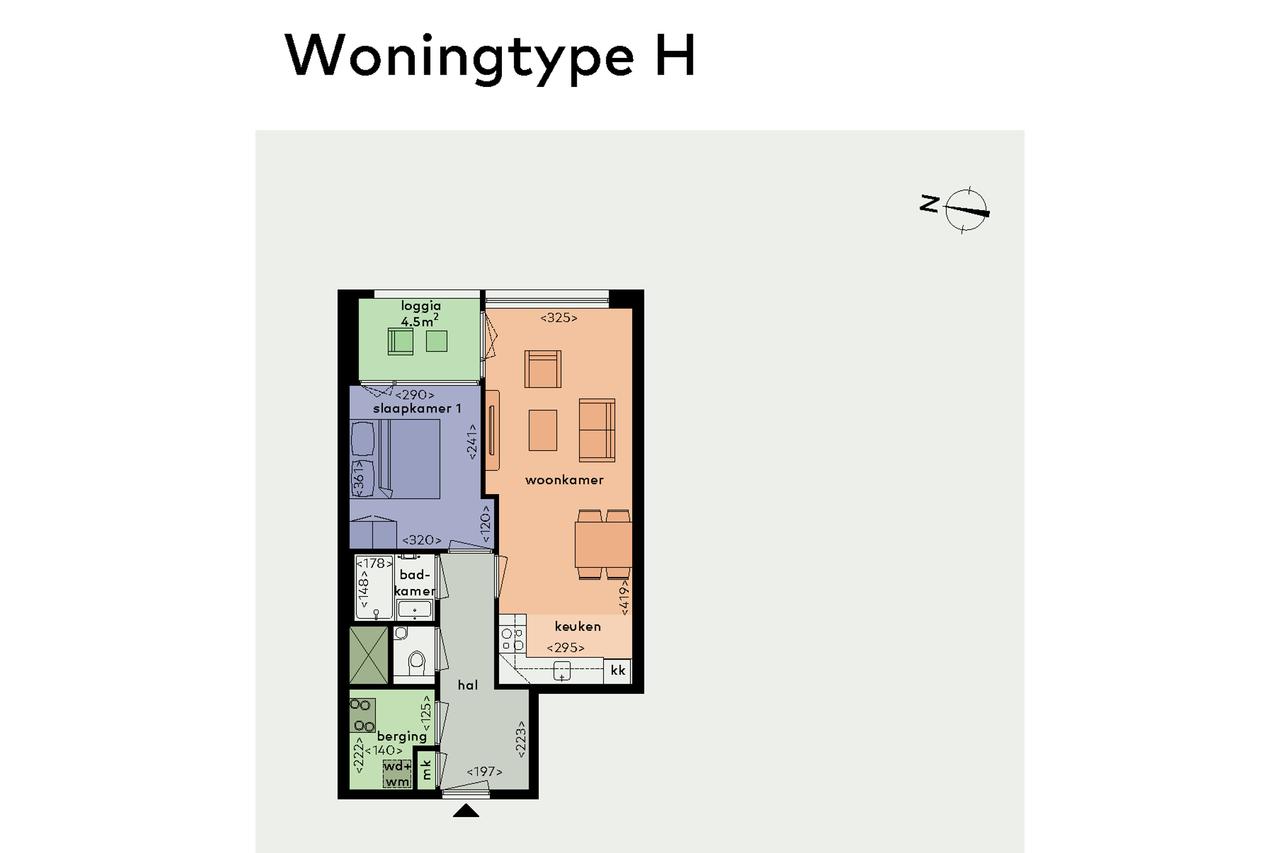 3-kamerappartement met loggia in Oosterflank - Afbeelding 5