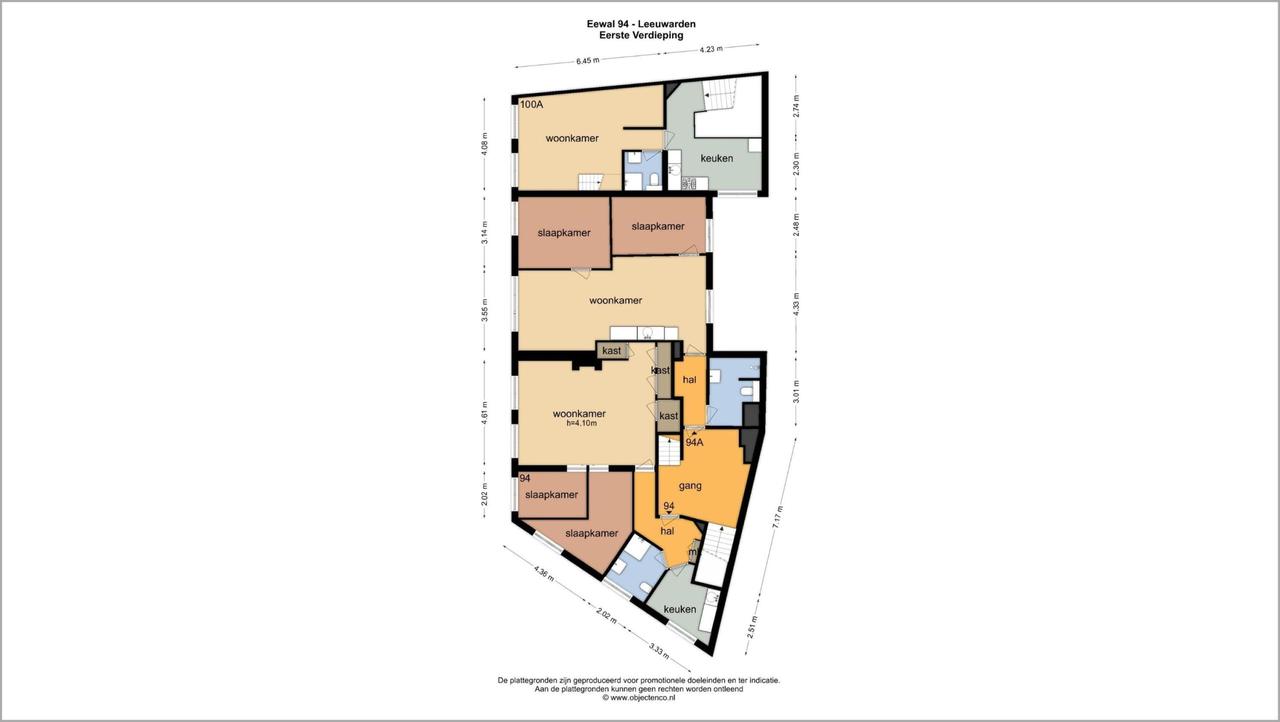 Licht 2-kamerappartement aan de Eewal - Afbeelding 10