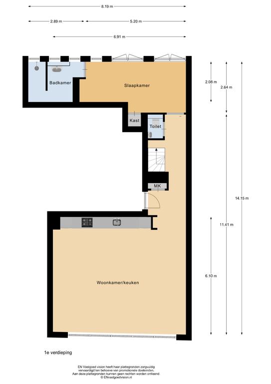 Loft met terras in oud schoolgebouw - Afbeelding 22