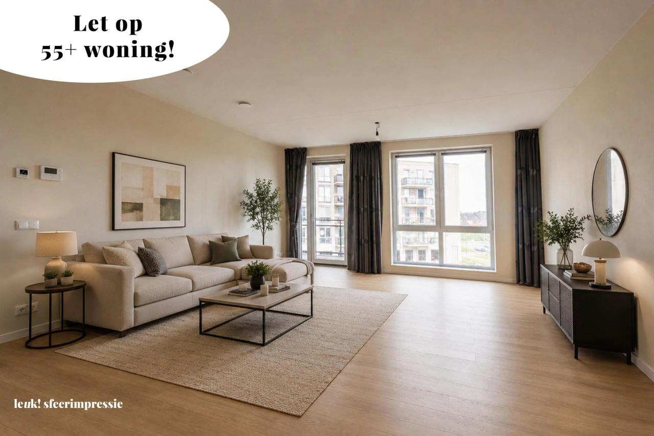 55+ appartement met balkon en parking - Afbeelding 1