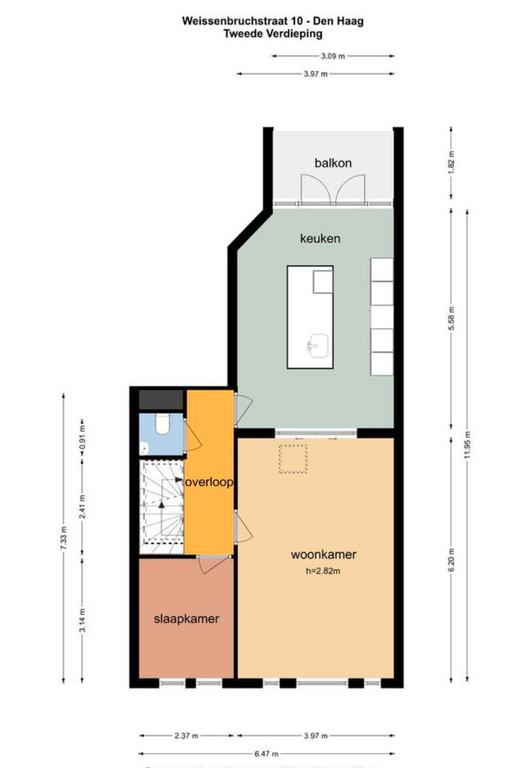 139 m2 bovenhuis met dakterras - Afbeelding 22