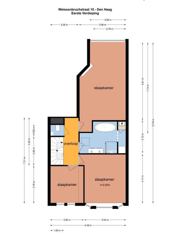 139 m2 bovenhuis met dakterras - Afbeelding 23
