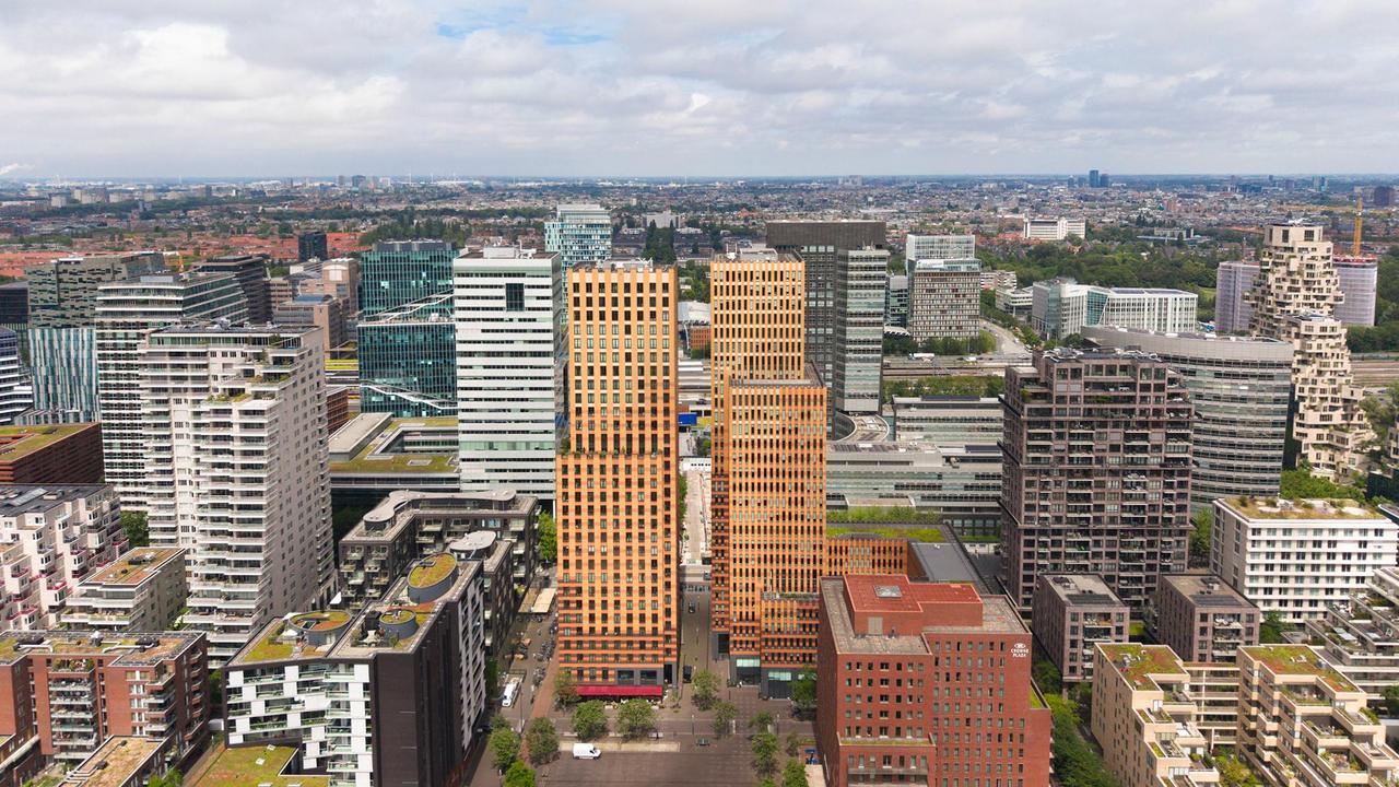 155 m² wonen met terras in de Zuidas - Afbeelding 1