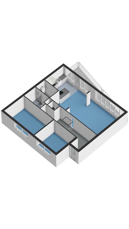 105 m² appartement met balkon in Nieuw-Sloten - Afbeelding 23