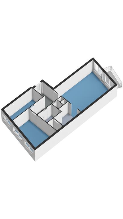 3-kamer appartement met balkon - Afbeelding 21
