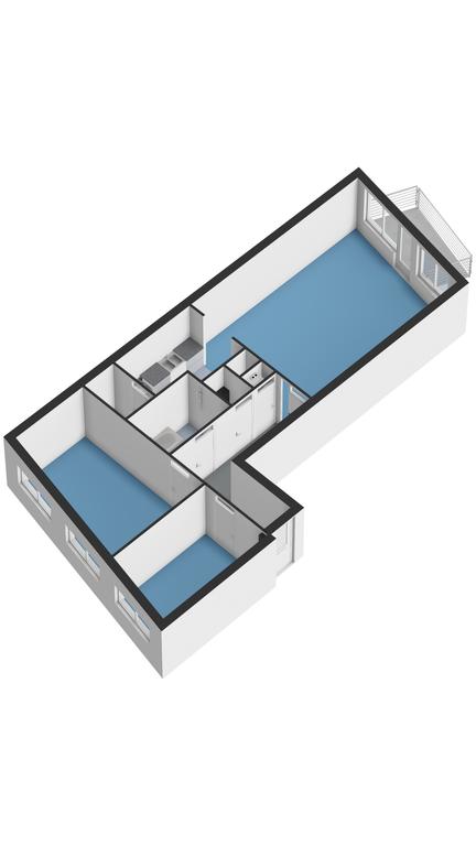 Licht 3-kamerappartement met balkon - Afbeelding 17