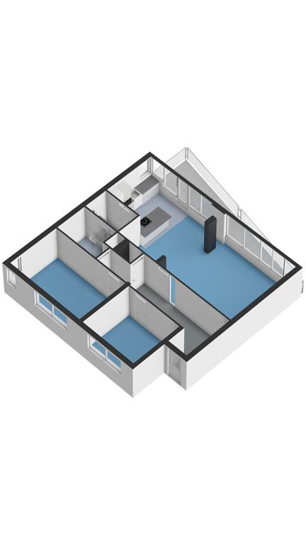 105 m2 appartement met balkon in Nieuw-Sloten - Afbeelding 14