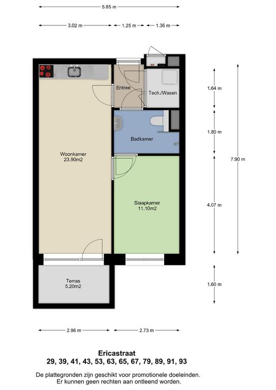 Nieuw appartement met balkon bij Stadswandelpark - Afbeelding 9